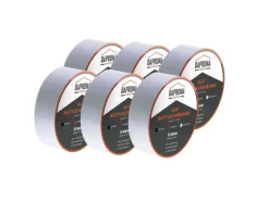 Best DAPRONA Butylband 6x 10m x 50mm Reperaturband Dichtband Alu Silber