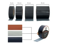 DAPRONA Ersatzteile Küchenarmatur<Butylband 2x 10m x 150mm Alu Reperaturband Dichtband