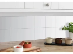 d-c-fix Küchenrückwände<Wandfliesen Wall Tiles 6er-Set 15 cm x 15 cm Weiß