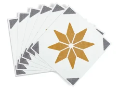 Hot d-c-fix Wandfliesen Wall Tiles Alia 6er-Set 15 cm x 15 cm Gold