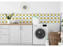 Hot d-c-fix Wandfliesen Wall Tiles Alia 6er-Set 15 cm x 15 cm Gold