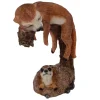 Dekofigur Erdmännchen Schlafend Klein 24 cm< Töpfe