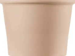 Deroma Töpfe<Pflanztopf Cilindro Bordato Ø 18 cm x 13 cm White Garden
