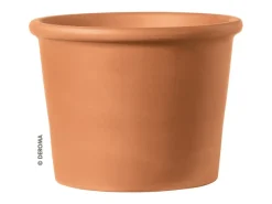 Deroma Pflanztopf Zylinder Bordato 38 cm Rot< Töpfe