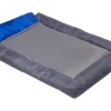 Dobar Liegekissen mit Herausnehmbarer Kühlmatte 76 cm x 58 cm x 7 cm Grau< Kühlschränke