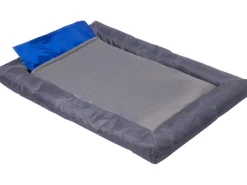 Dobar Liegekissen mit Herausnehmbarer Kühlmatte 76 cm x 58 cm x 7 cm Grau< Kühlschränke