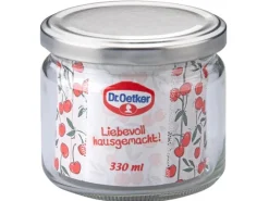 Küchenhelfer<Dr. Oetker Einmachglas 330 ml