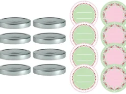 Hot Dr. Oetker Marmeladendeckel-Set Silber