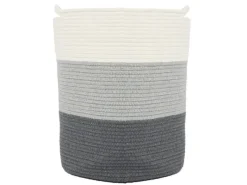 DuneDesign Aufbewahrungskorb aus Baumwolle 50 Liter Ø 38 x 46 cm< Töpfe