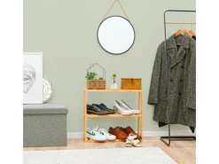 DuneDesign Bambus Regal für das Badezimmer  60 x 54 x 15 cm< Küchenregale