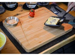Clearance DuneDesign Raclette Teller Set mit Dipschale für 4 Personen 30 x 25 cm