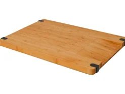 DuneDesign Schneidebrett aus Bambus 44 x 30 x 2 cm mit Ausguss< Schneidebretter|Küchenhelfer