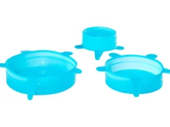 Durandal Silikon-Deckel 3er-Set Klein Blau< Vorratsdosen|Vorratsbehälter