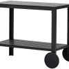 ebuy24 Laust Sevierwagen Schwarz und Schwarz< Servierwagen