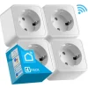 echos Haushaltsgeräte<Eco-4060 Smarte WLAN-Steckdose 4er Pack 16A Ausgangsleistung