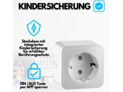 echos Haushaltsgeräte<Eco-4060 Smarte WLAN-Steckdose 4er Pack 16A Ausgangsleistung