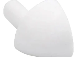 Hot Arcansas Ecke Viertelkreis-Abschlussprofil PVC glänzend Weiß 8 mm (4 Stk.) Weiß Glänzend