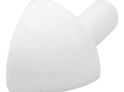 Arcansas Küchenrückwände<Ecke Viertelkreis-Abschlussprofil PVC matt Weiß 10 mm (4 Stk.)