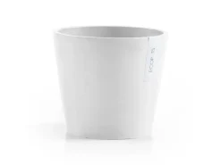 Hot Ecopots Pflanztopf Amsterdam 20 cm x 17,5 cm Weiß