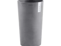 Ecopot Töpfe<s Pflanztopf Amsterdam Ø 30 cm x 50 cm Grau