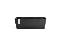 New Ecopots Pflanztopf Bruges 55 cm x 17 cm Dunkelgrau