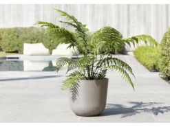 Ecopots Pflanztopf Oslo Braungrau Ø 35 cm / Höhe 30,5 cm< Töpfe