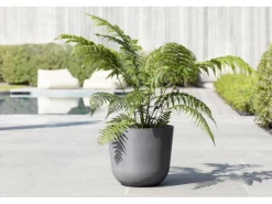 Best Ecopots Pflanztopf Oslo 35 cm x 30,5 cm Grau