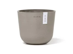 Ecopots Pflanztopf Oslo Mini Braungrau 16 cm x 14 cm< Töpfe