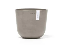 Ecopots Töpfe<Pflanztopf Oslo Mini Braungrau 19 cm x 16,5 cm