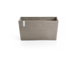Best Ecopots Pflanztopf Paris Braungrau 60 cm 26 cm x 40 cm Taupe