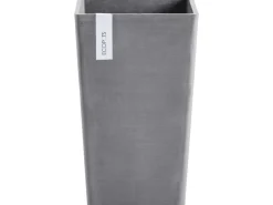 Ecopot s Pflanztopf Rotterdam 30 cm x 30 cm x 50 cm Grau< Töpfe