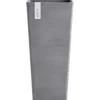 Ecopots Pflanztopf Rotterdam High 32,5 cm x 32,5 cm  Grau< Töpfe