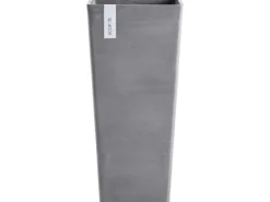 Ecopots Pflanztopf Rotterdam High 32,5 cm x 32,5 cm  Grau< Töpfe