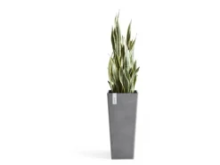 Ecopots Pflanztopf Rotterdam High 32,5 cm x 32,5 cm  Grau< Töpfe