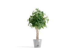 Clearance Ecopots Pflanztopf Venice 2 40 cm x 35 cm Weißgrau