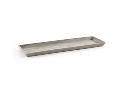 Hot Ecopots Untersetzer Eckig Bruges Braungrau 57,5 cm x 19,5 cm x 2,5 cm Taupe