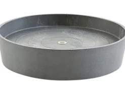 Ecopots Untersetzer mit Rollen Amsterdam Ø 34 cm Grau< Töpfe