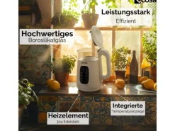Online Ecosa EO-698 Wasserkocher mit Temperatureinstellung 1,7 L