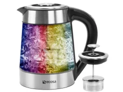 Sale Ecosa EO-650 Wasserkocher mit Temperatureinstellung und Teefilter 1,7 L