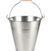 Töpfe<Eimer mit Henkel und Holzgriff  3,2 l  Zink Standard