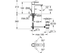 Sale Grohe Einhand-Waschtischbatterie Lineare S-Size Chrom