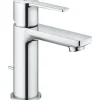 Grohe Einhebelmischer<Einhand-Waschtischbatterie Lineare XS-Size Chrom mit Zugstangen-Ablaufgarnitur