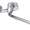 Outlet Einhebel-Küchenarmatur Secchia Chrom für die Wandmontage