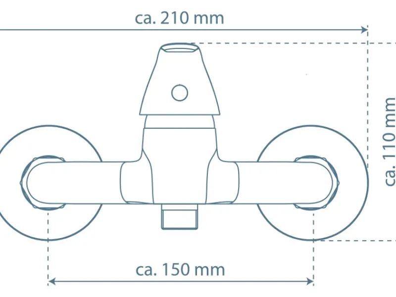 Online Schütte Einhebelmischer-Brausearmatur Athos Plus Chrom