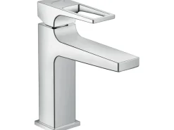Hansgrohe Einhebel-Waschtischarmatur Metropol 110 mit Bügelgriff und Push-Open Ablaufgar.< Einhebelmischer