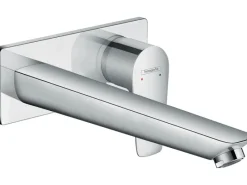 Best Hansgrohe Einhebel-Waschtischarmatur Talis E Unterputz für Wandmontage mit Auslauf 22,5 cm