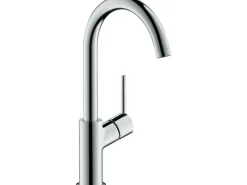 Best Hansgrohe Einhebel-Waschtischarmatur Talis 210 mit Festauslauf u. Push-Open Ablaufgarnitur