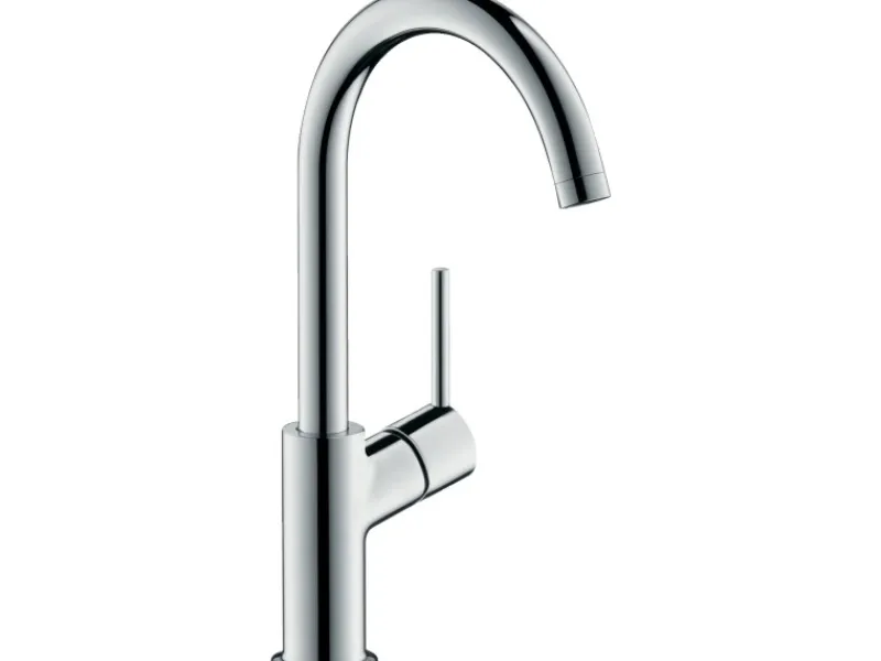 Best Hansgrohe Einhebel-Waschtischarmatur Talis 210 mit Festauslauf u. Push-Open Ablaufgarnitur