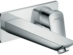 Hot Hansgrohe Einhebel-Waschtischarmatur Logis Unterputz für Wandmontage mit Auslauf 19,5 cm