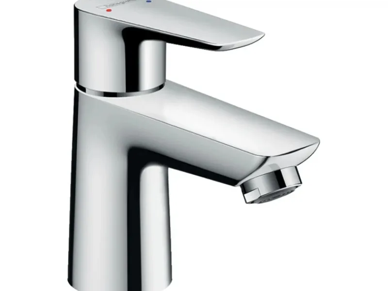 Hansgrohe Einhebelmischer<Einhebel-Waschtischarmatur Talis E 80 LowFlow mit Zugstangen-Ablaufgarnitur